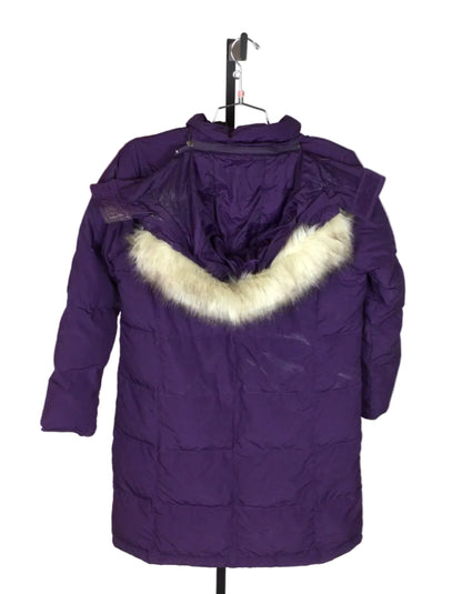 LL BEAN LONG DOWN COAT WMN SM PURPLE