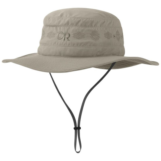 Outdoor Research - Solar Roller Sun Hat - Women's - Khaki-Rice Embroidery