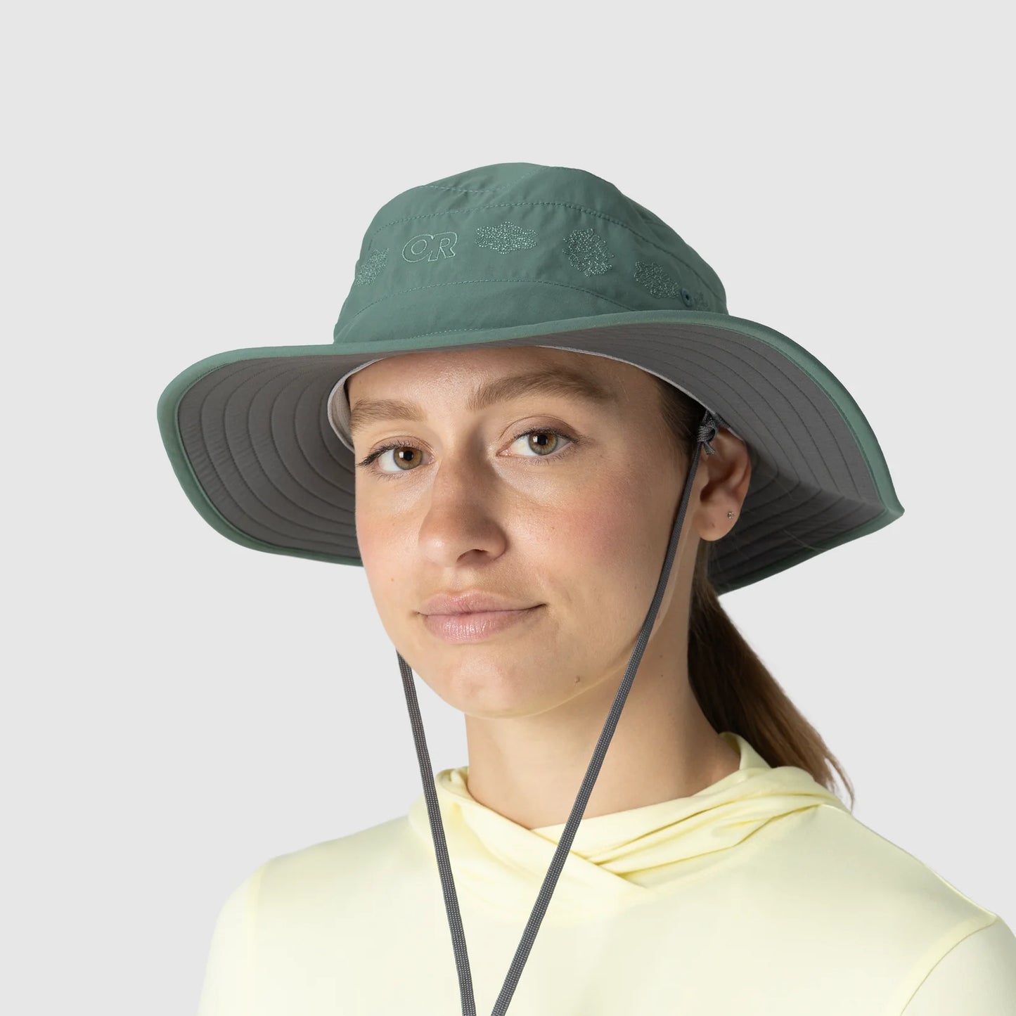 Outdoor Research - Solar Roller Sun Hat - Women's - Malachite rice Embroidery