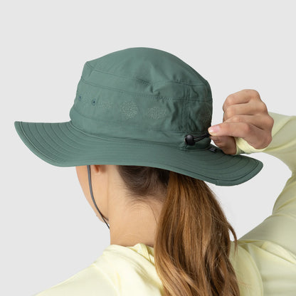 Outdoor Research - Solar Roller Sun Hat - Women's - Malachite rice Embroidery