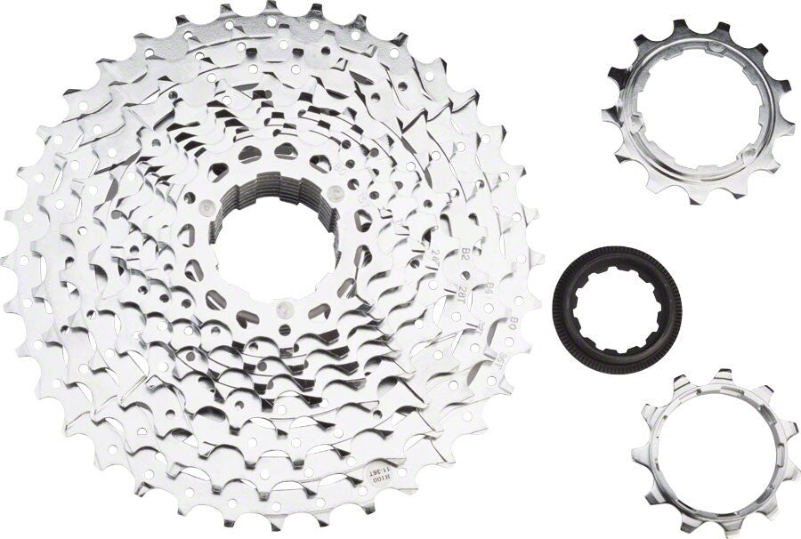 microSHIFT - H10 Cassette - 10 Speed 11-25t Chrome Plated - Silver