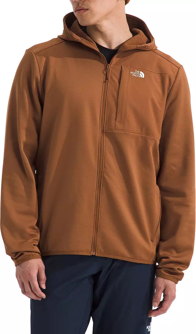 The North Face - Men's TNF Performance Fleece Full Zip Hoodie - Burnt Umber