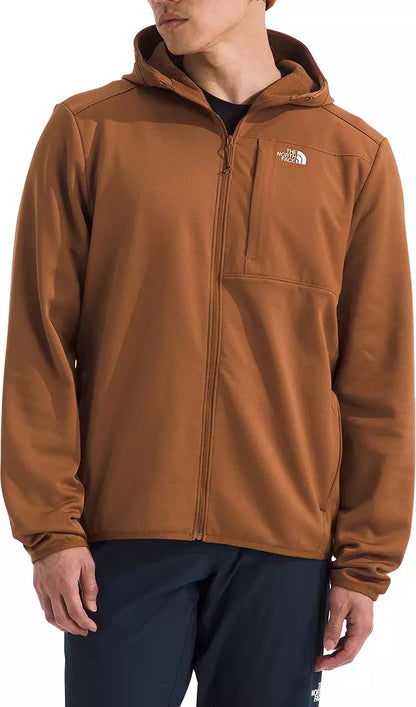 The North Face - Men's TNF Performance Fleece Full Zip Hoodie - Burnt Umber