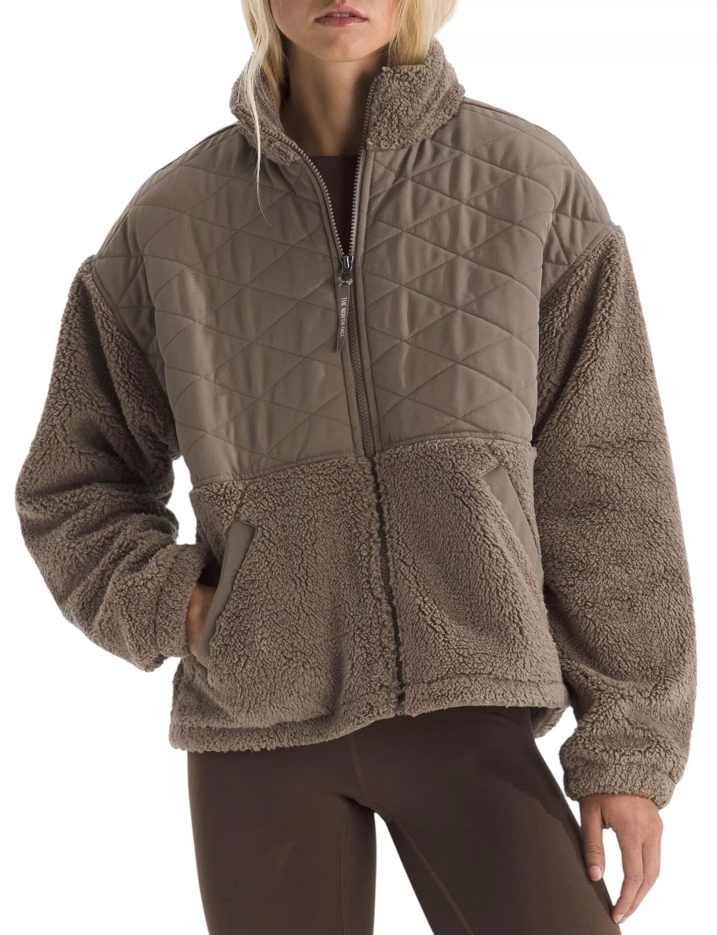 The North Face - Women's Cabin Fleece Full Zip - Mocha Brown