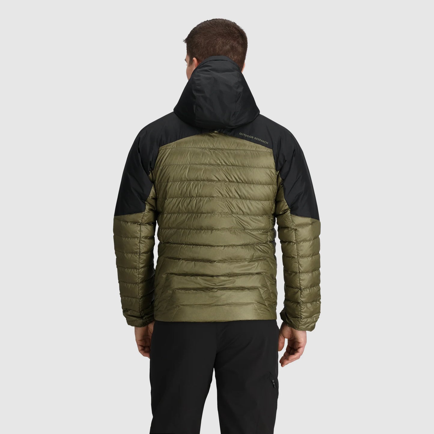 Outdoor Research - Helium Down Hoodie - Men's - Ranger Green/Black