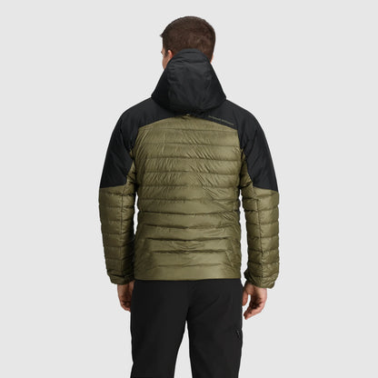 Outdoor Research - Helium Down Hoodie - Men's - Ranger Green/Black