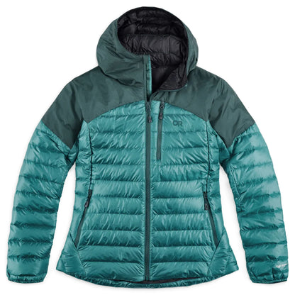 Outdoor Research - Helium Down Hoodie - Women's Plus - Cinnamon/Brick