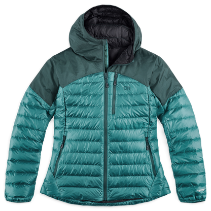 Outdoor Research - Helium Down Hoodie - Women's - Neptune/Harbor