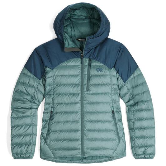 Outdoor Research - Helium Down Hoodie - Women's - Neptune/Harbor