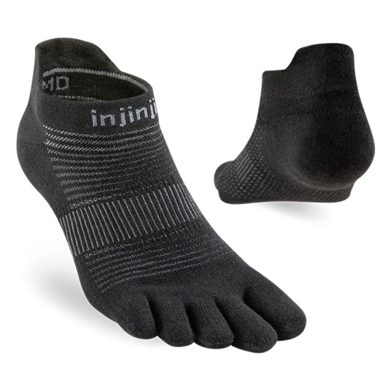 Injinji - Run Original Weight No Show - Black