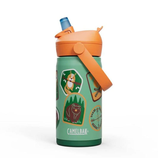 Camelbak - Thrive Flip Straw Kids VSS 12oz - Camp Badges