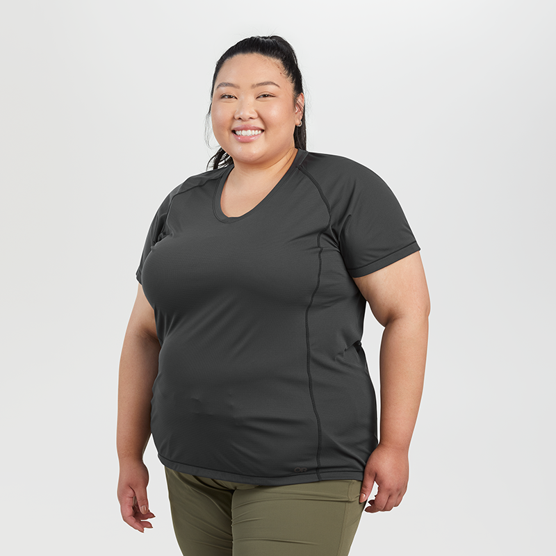 Outdoor Research - Womens Echo T-Shirt-Plus - Rhubarb