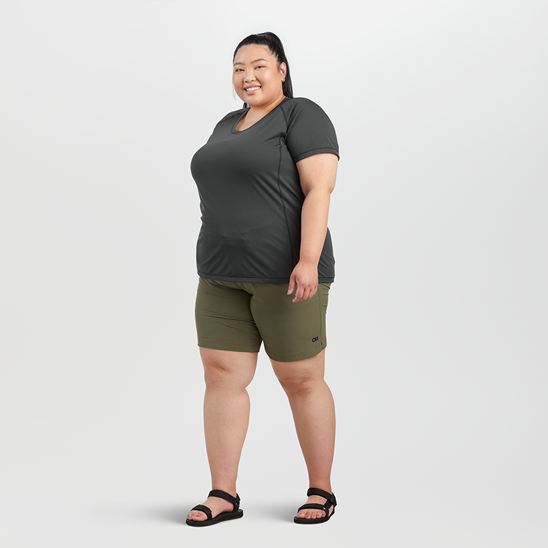 Outdoor Research - Womens Echo T-Shirt-Plus - Rhubarb