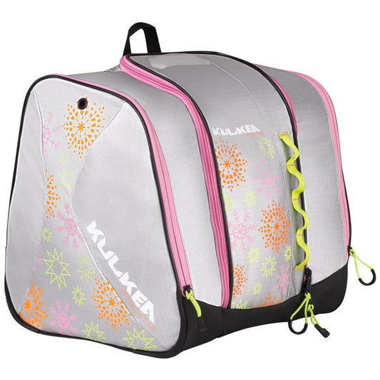 Kulkea - Speed Star Jr Boot Bag - Silver Pink Lime Tangerine