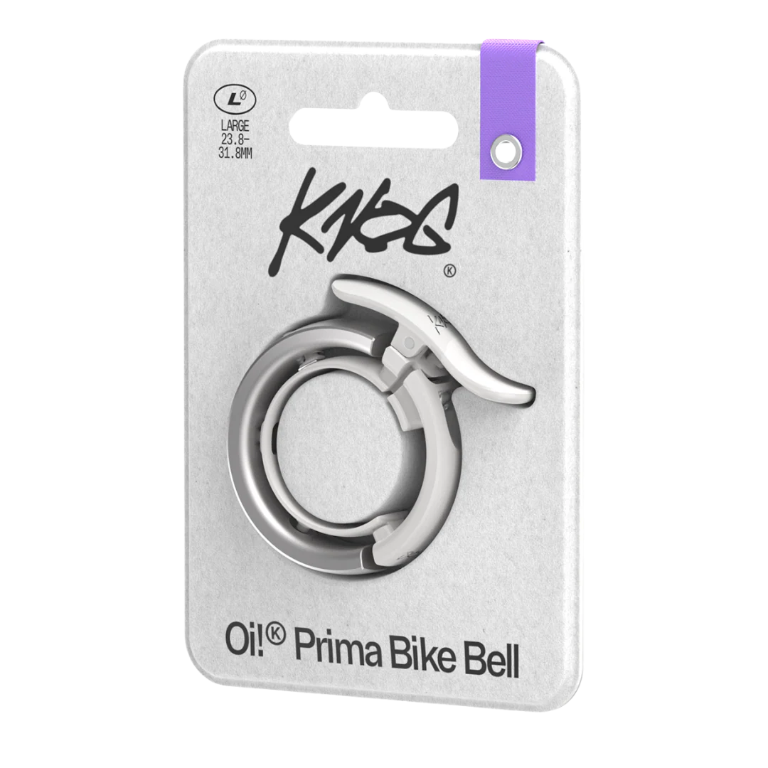 Knog - Oi Prima Bell - Primer Gray