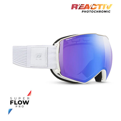 Julbo - Lightyear Goggle - White; REACTIV 1 3 High Contrast