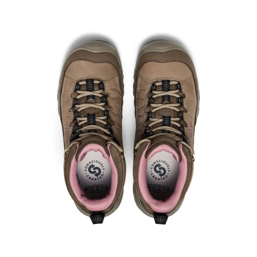 Keen - Women's Targhee IV Mid Wp - Brindle/Nostalgia Rose