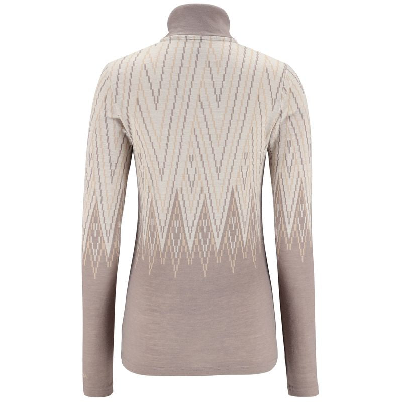 Kari Traa - Juliane Wool Half Zip - Wgrey