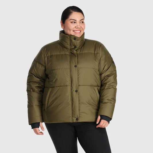 Outdoor Research - Coldfront Down Jacket - Women's Plus - Loden