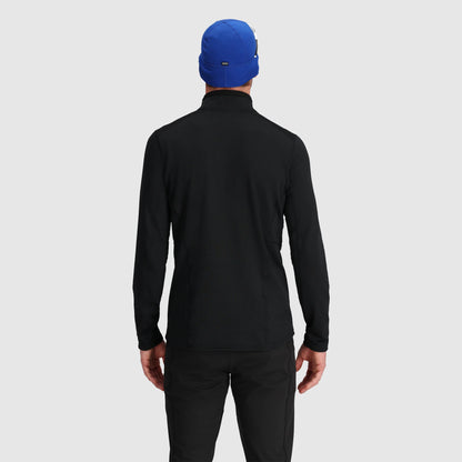 Outdoor Research - Vigor Grid Fleece Half Zip - Men's - Black