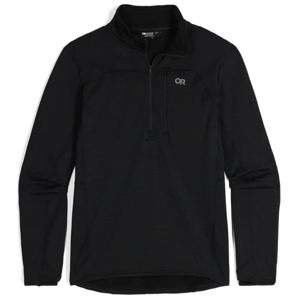Outdoor Research - Vigor Grid Fleece Half Zip - Men's - Black