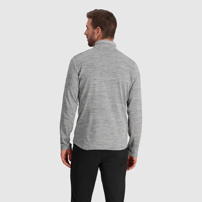 Outdoor Research - Vigor Grid Fleece Half Zip - Men's - Grey Heather