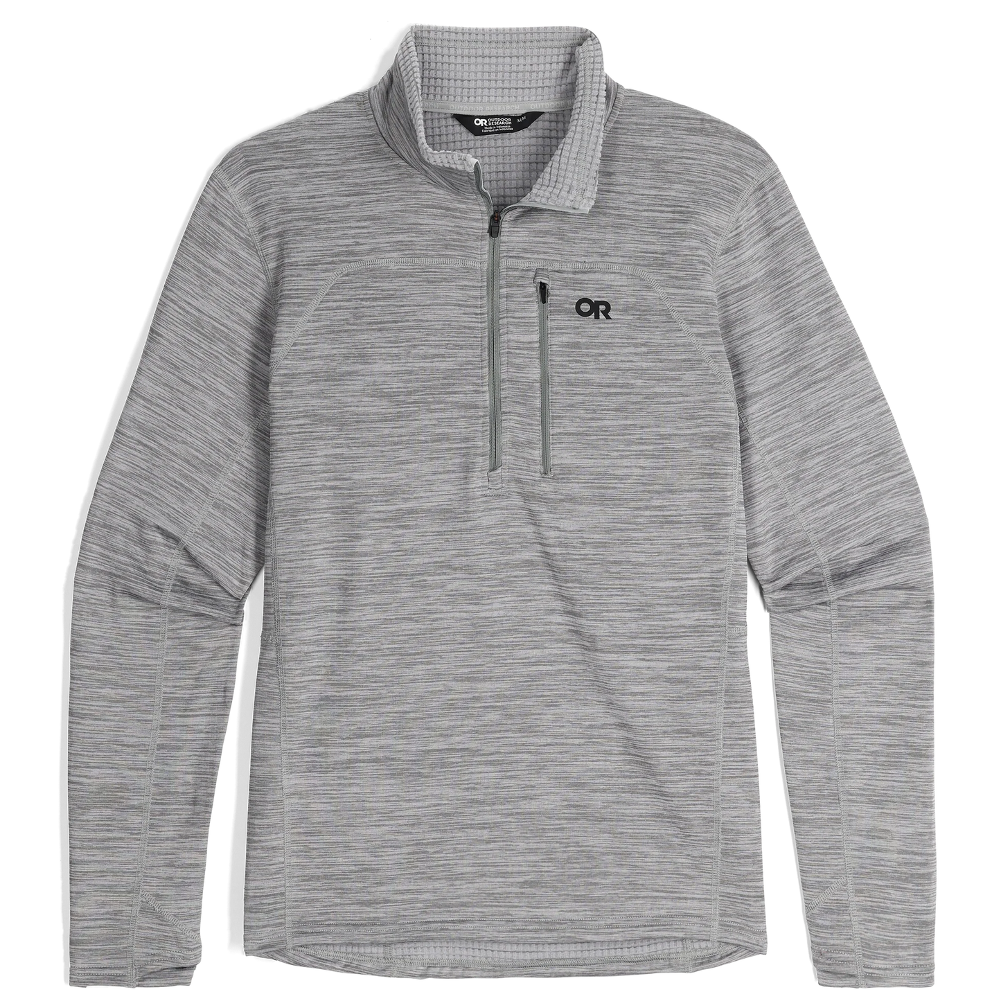 Outdoor Research - Vigor Grid Fleece Half Zip - Men's - Grey Heather