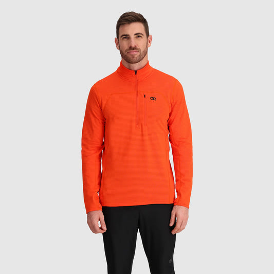 Outdoor Research - Vigor Grid Fleece Half Zip - Men's - Spice