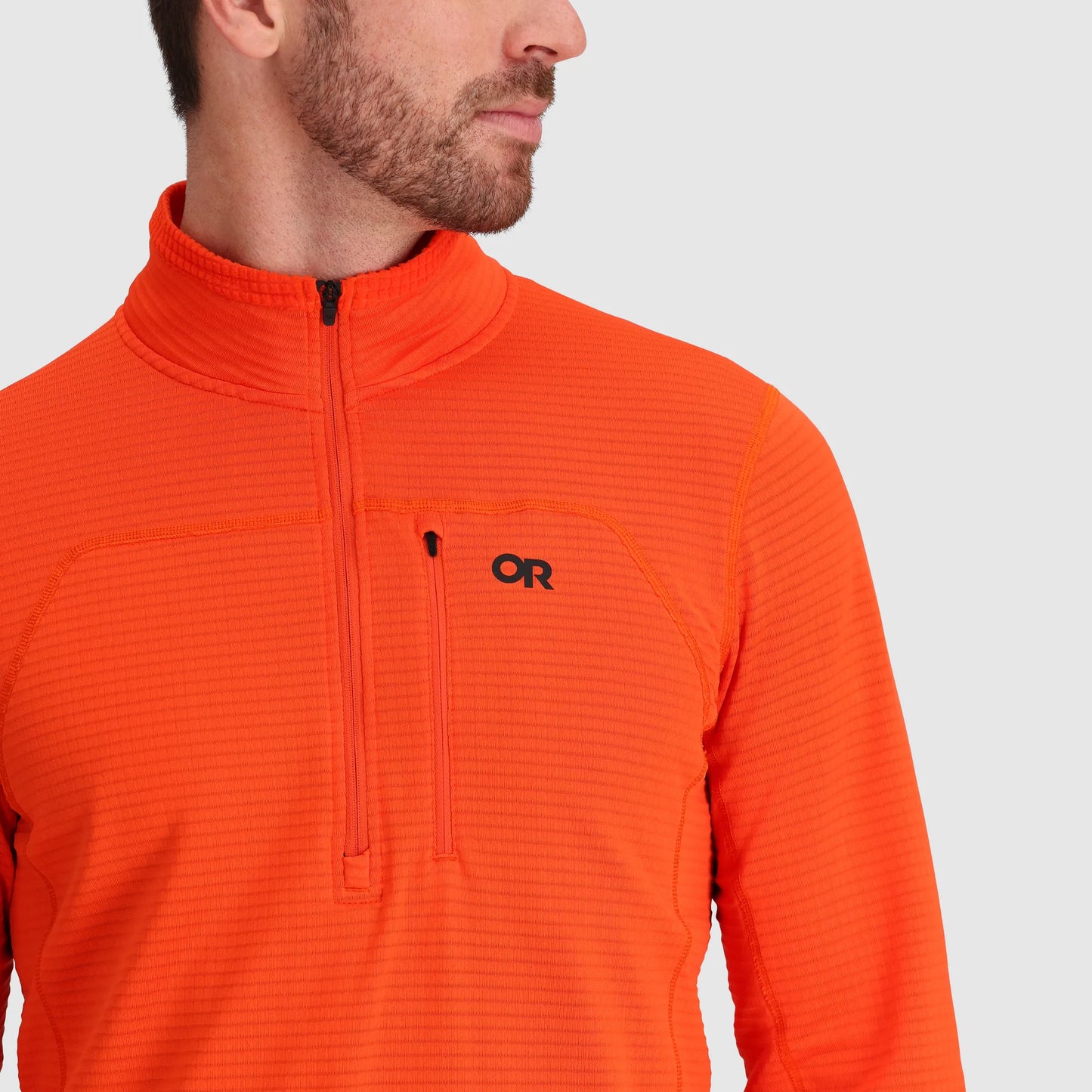 Outdoor Research - Vigor Grid Fleece Half Zip - Men's - Spice