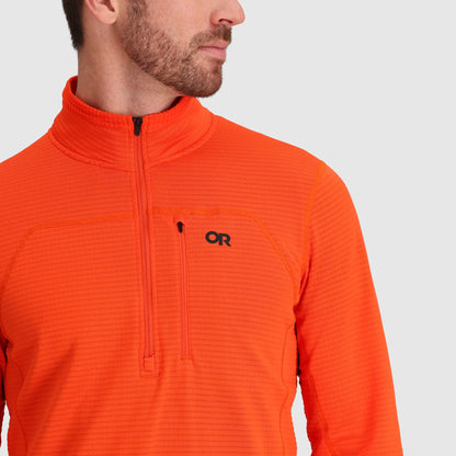 Outdoor Research - Vigor Grid Fleece Half Zip - Men's - Spice