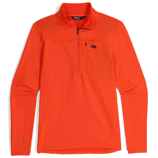 Outdoor Research - Vigor Grid Fleece Half Zip - Men's - Spice