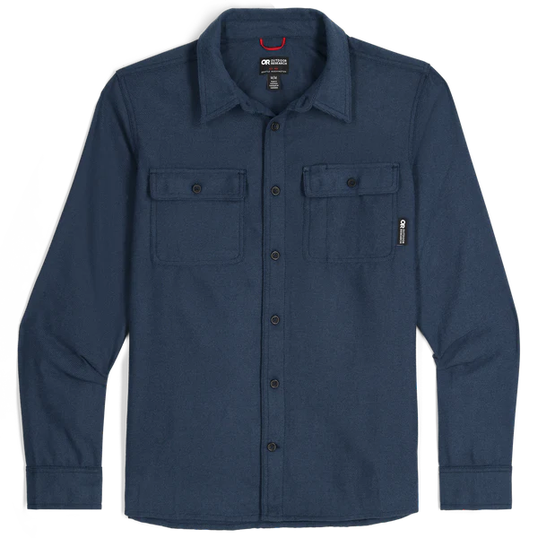Outdoor Research - Feedback Flannel Twill Shirt - Men's - Dark Navy