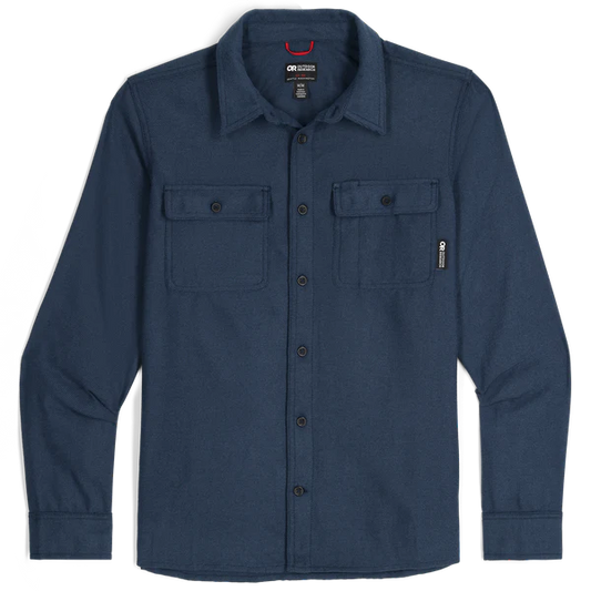 Outdoor Research - Feedback Flannel Twill Shirt - Men's - Dark Navy