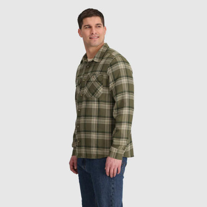 Outdoor Research - Feedback Flannel Twill Shirt - Men's - Cenote Plaid