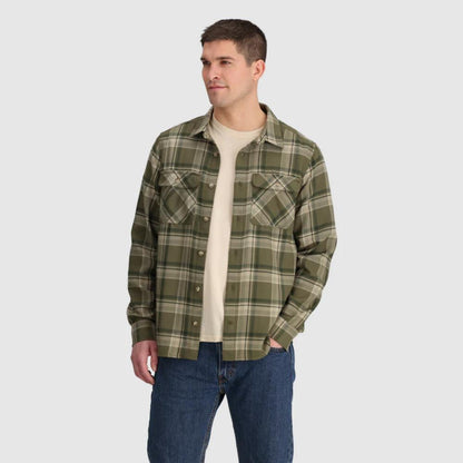 Outdoor Research - Feedback Flannel Twill Shirt - Men's - Cenote Plaid