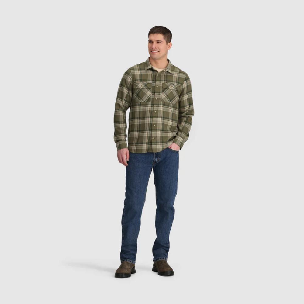 Outdoor Research - Feedback Flannel Twill Shirt - Men's - Cenote Plaid