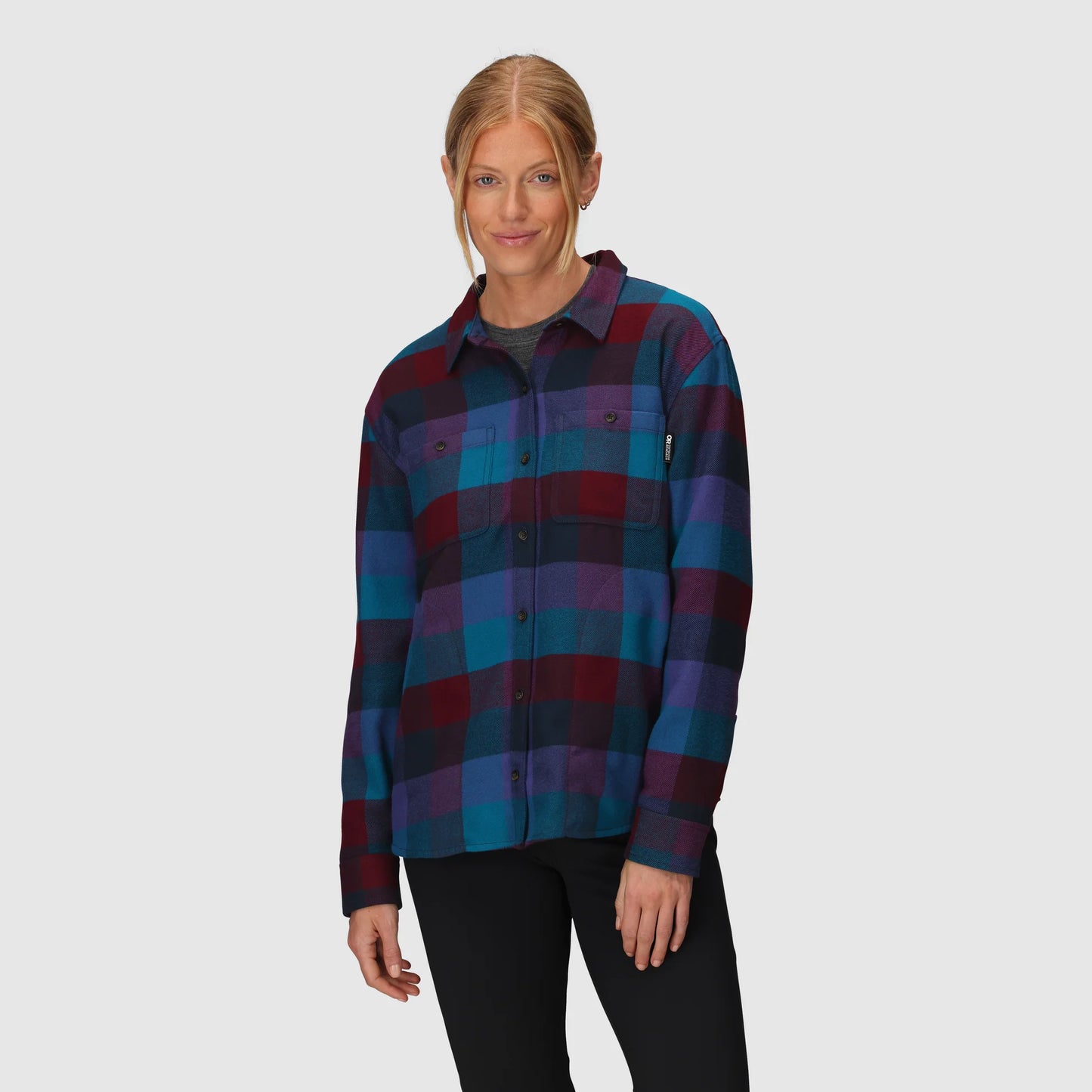 Outdoor Research - Feedback Flannel Twill Shirt - Women's - Winterberry Plaid