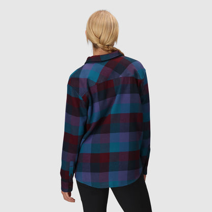 Outdoor Research - Feedback Flannel Twill Shirt - Women's - Winterberry Plaid