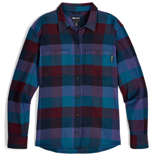 Outdoor Research - Feedback Flannel Twill Shirt - Women's - Winterberry Plaid