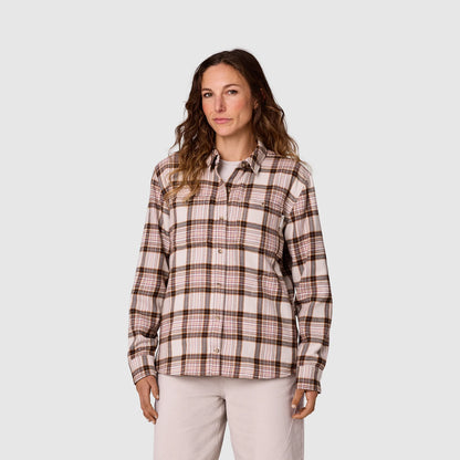 Outdoor Research - Feedback Flannel Twill Shirt - Women's - Rosewood Plaid