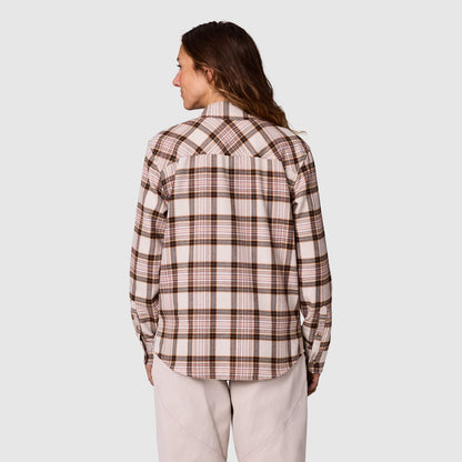 Outdoor Research - Feedback Flannel Twill Shirt - Women's - Rosewood Plaid