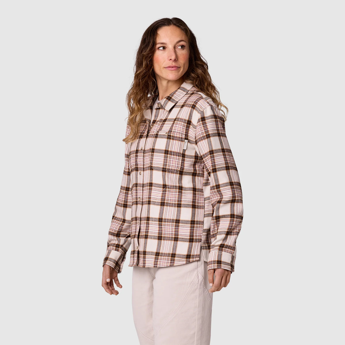 Outdoor Research - Feedback Flannel Twill Shirt - Women's - Rosewood Plaid