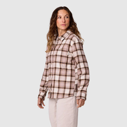 Outdoor Research - Feedback Flannel Twill Shirt - Women's - Rosewood Plaid