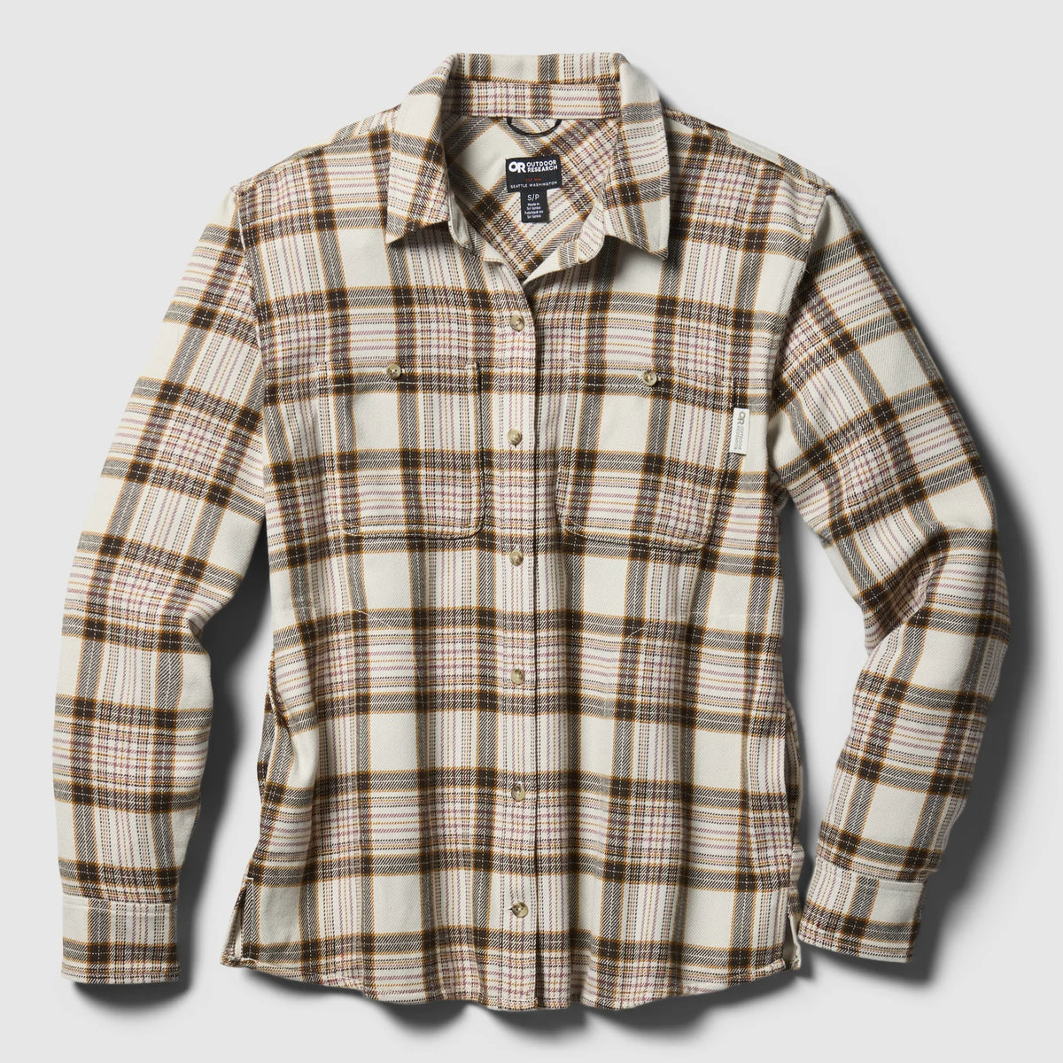 Outdoor Research - Feedback Flannel Twill Shirt - Women's - Rosewood Plaid