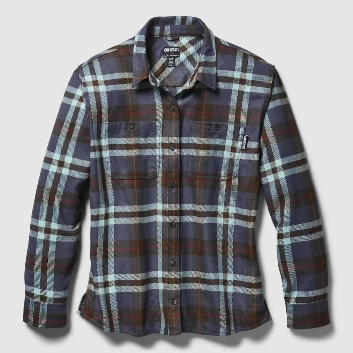 Outdoor Research - Feedback Flannel Twill Shirt - Women's - Smoky Quartz Plaid