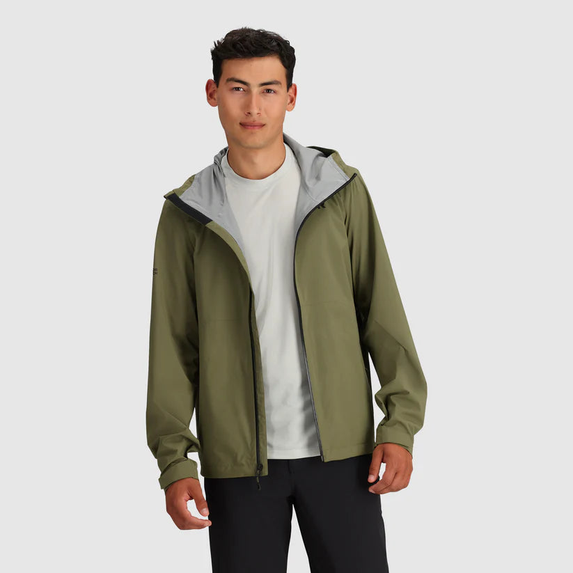Outdoor Research - Stratoburst Stretch Rain Jacket - Men's - Ranger Green