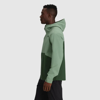 Outdoor Research - Stratoburst Stretch Rain Jacket - Men's - Solid Cenote