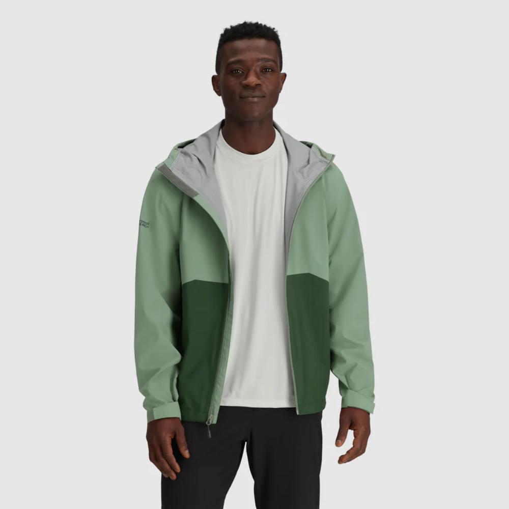 Outdoor Research - Stratoburst Stretch Rain Jacket - Men's - Solid Cenote