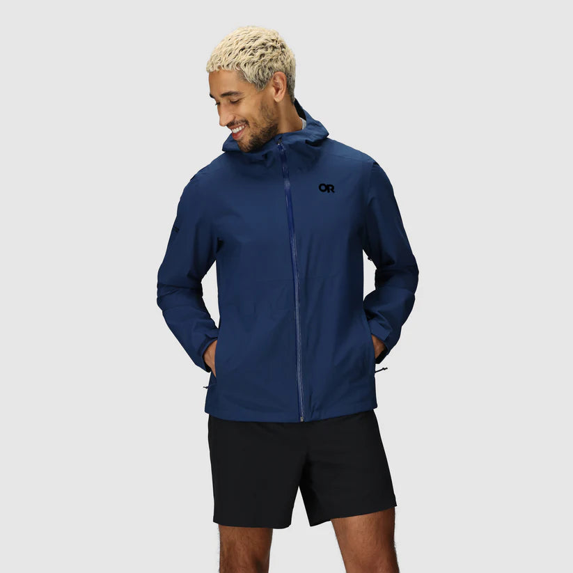 Outdoor Research - Stratoburst Stretch Rain Jacket - Men's - Solid Cenote
