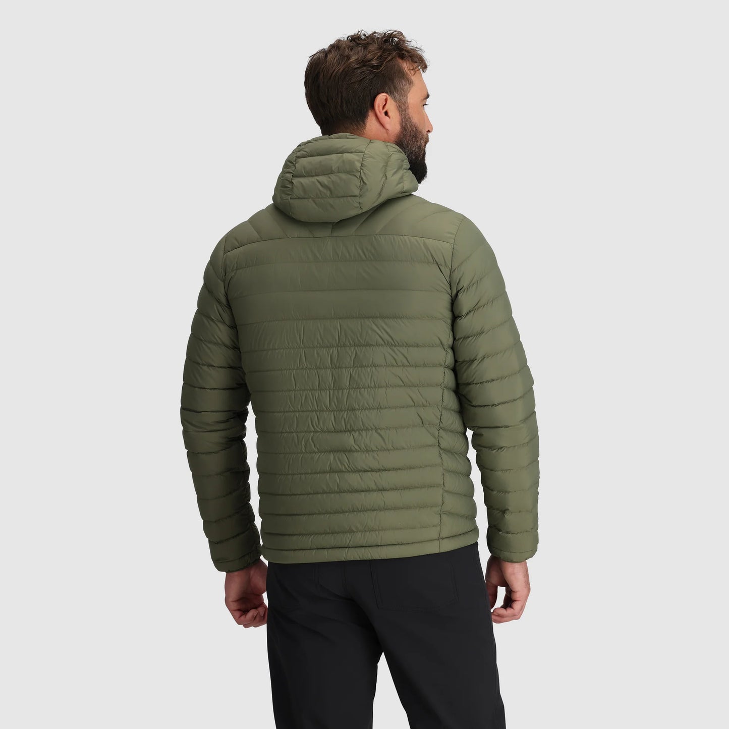 Outdoor Research - Mens Transcendent Down Hoodie - Ranger Green